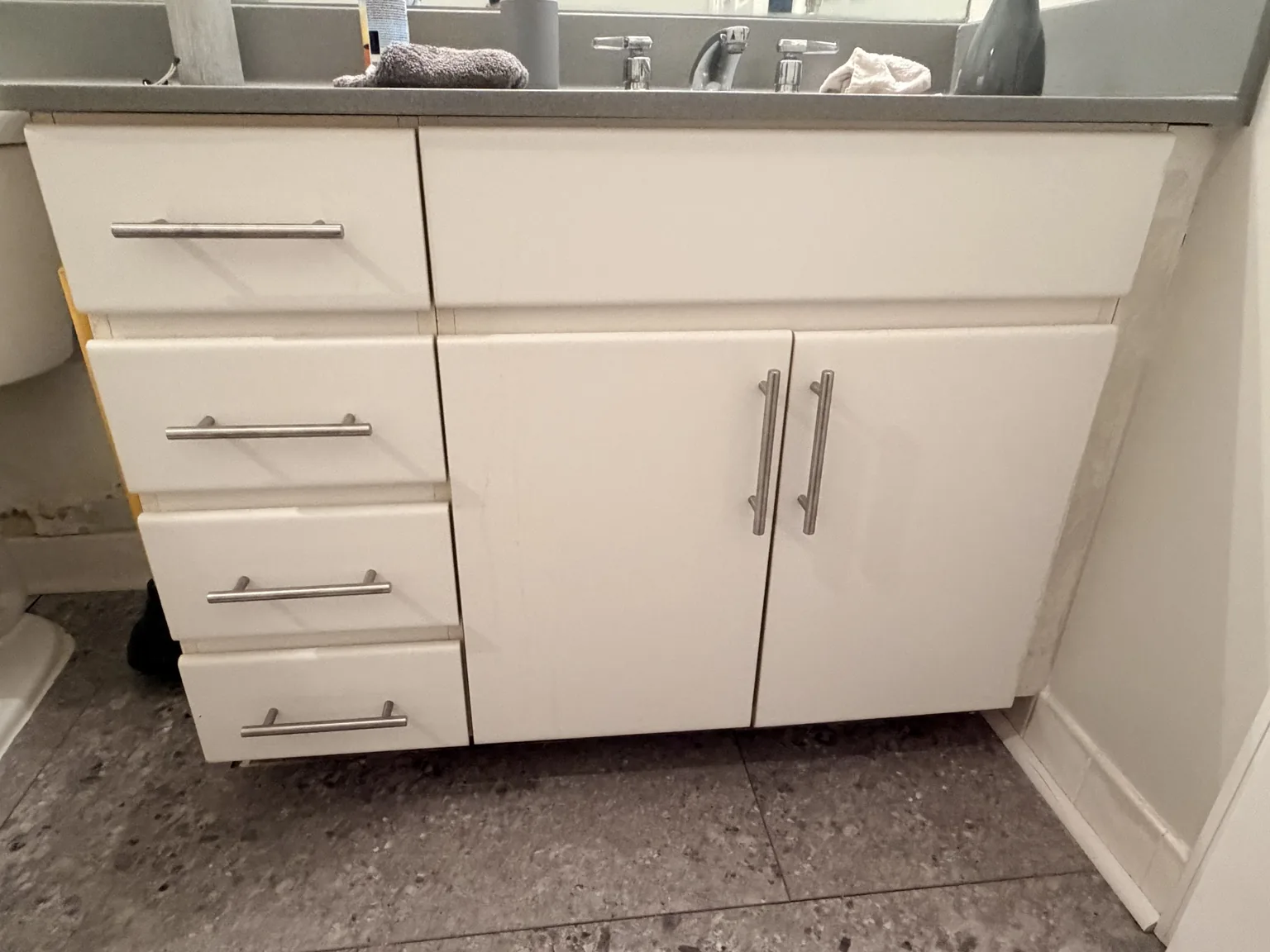Cabinet hardware installation