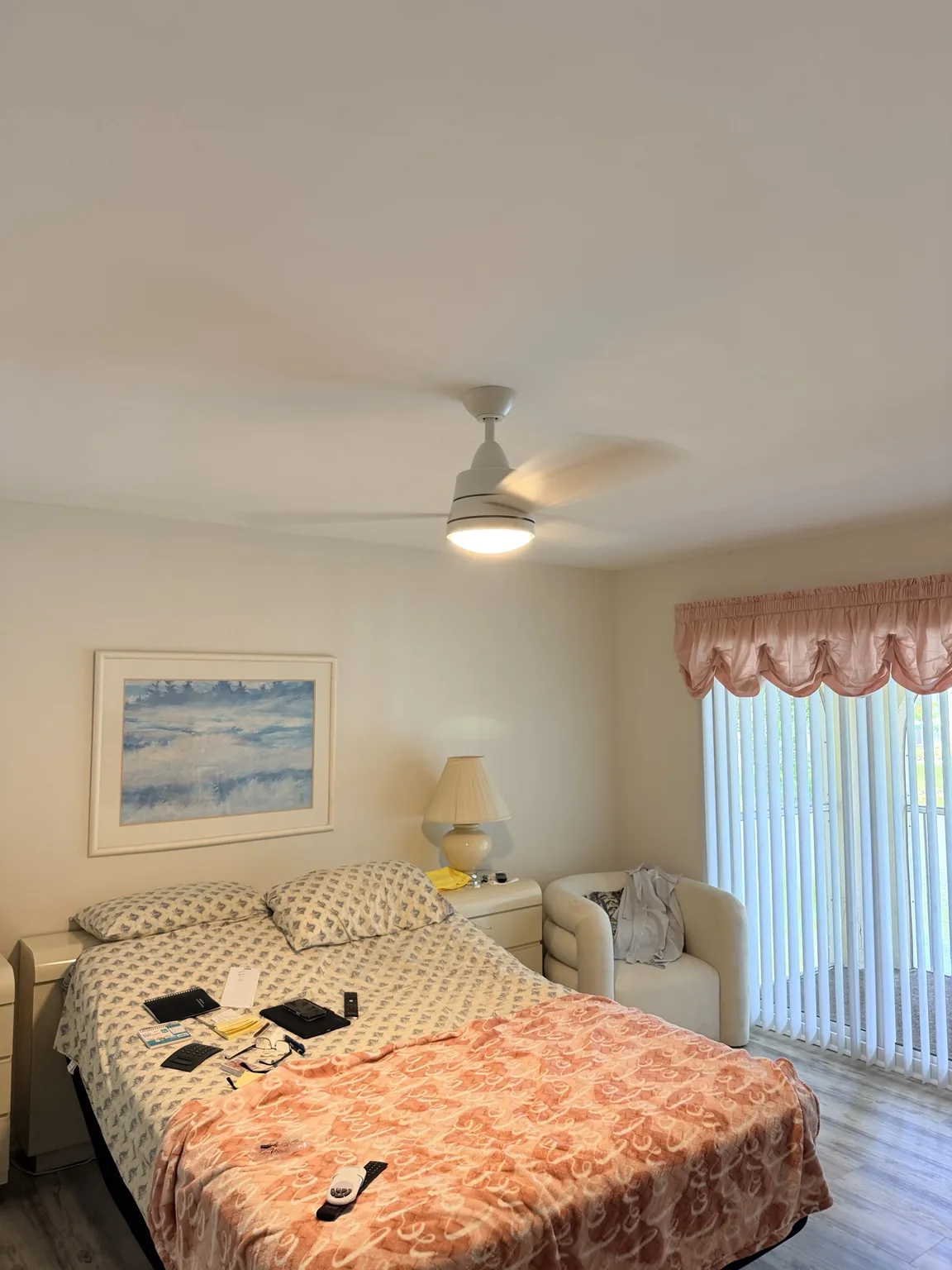 Ceiling fan installation