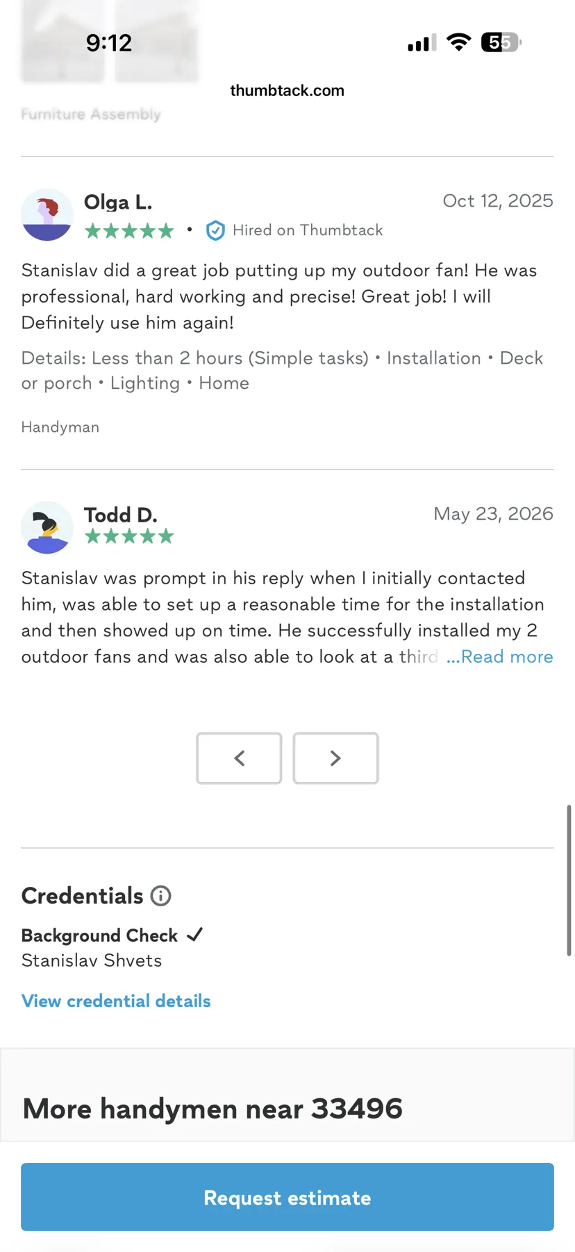 Customer reviews